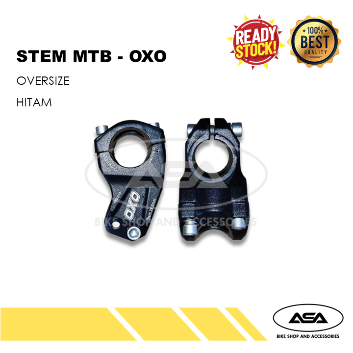 Stem OXO Over Size Hitam Sepeda MTB