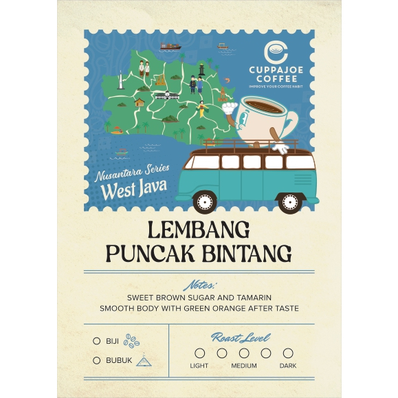 

Kopi Arabika Lembang Puncak Bintang 100 gram Honey & Natural