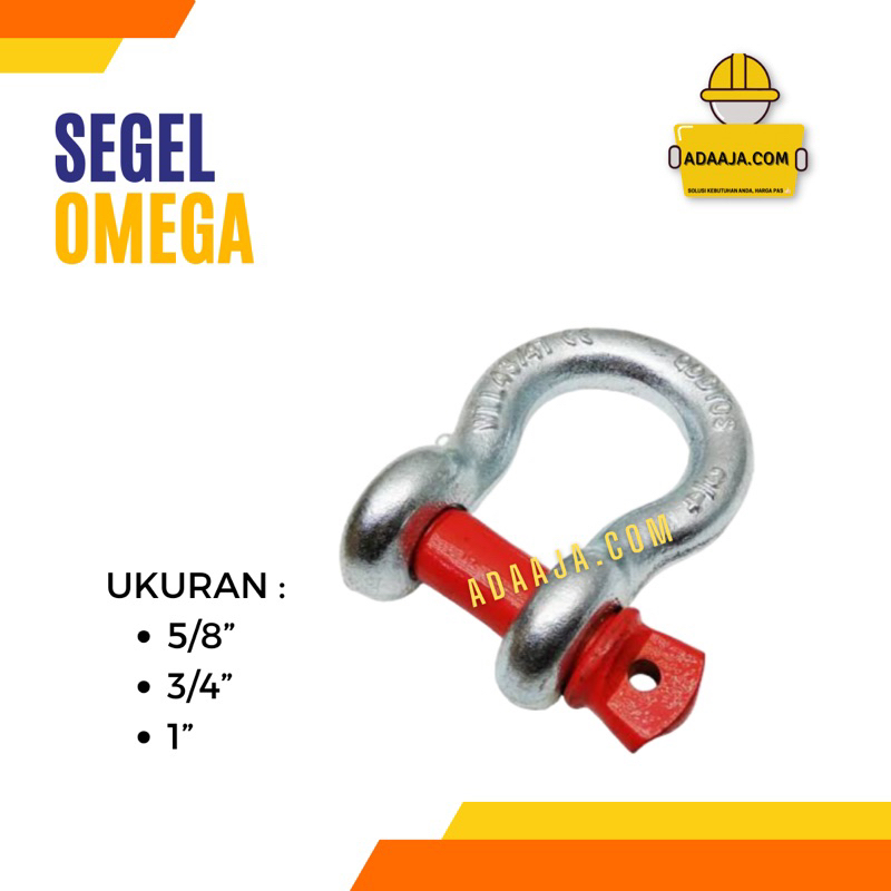 Segel Omega Shackle Omega 5/8” 5/8 inch