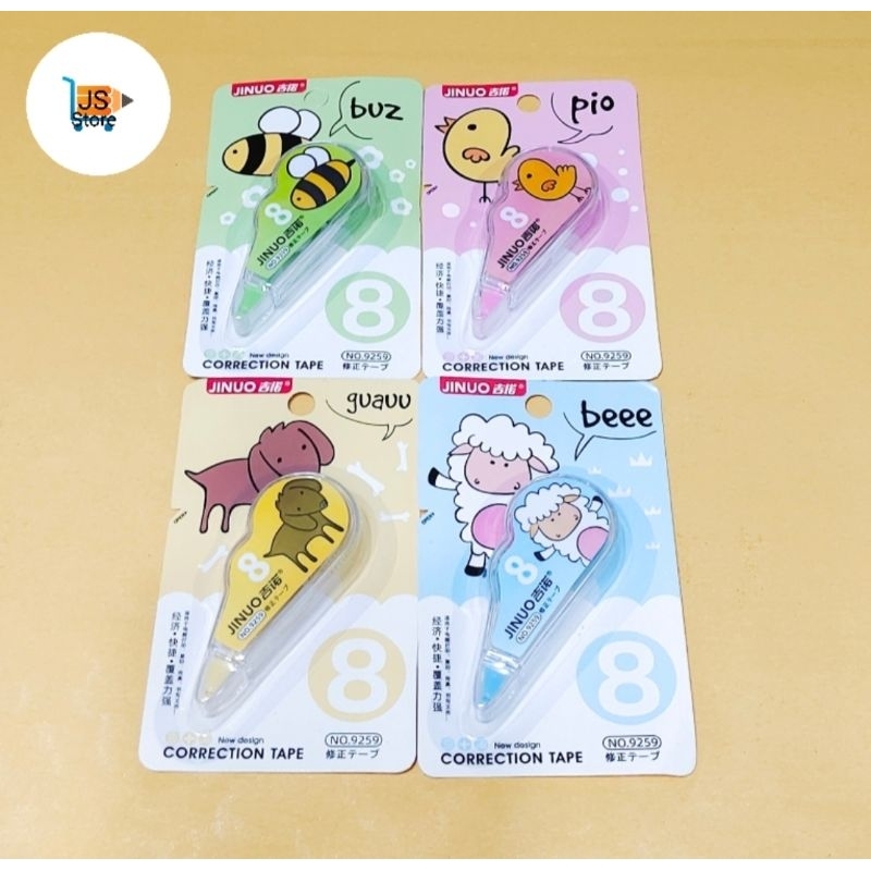 

Correction Tape Fancy Karakter Lucu Animal / Tip Ex Kertas Fancy Karakter Binatang