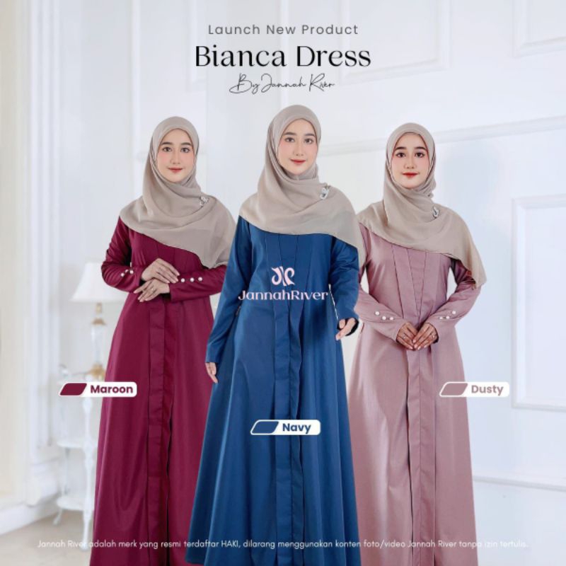 Jannah River Bianca Dress || Kutubaru Dress Premium by Jannah River #biancadress #jannahriver