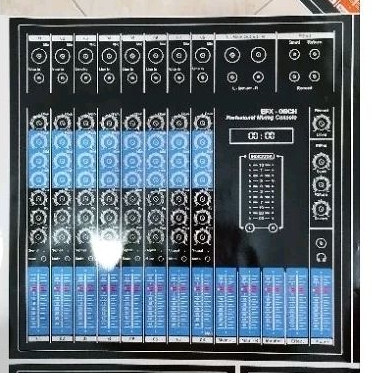 Stiker Audio Mixer 8ch 9cm