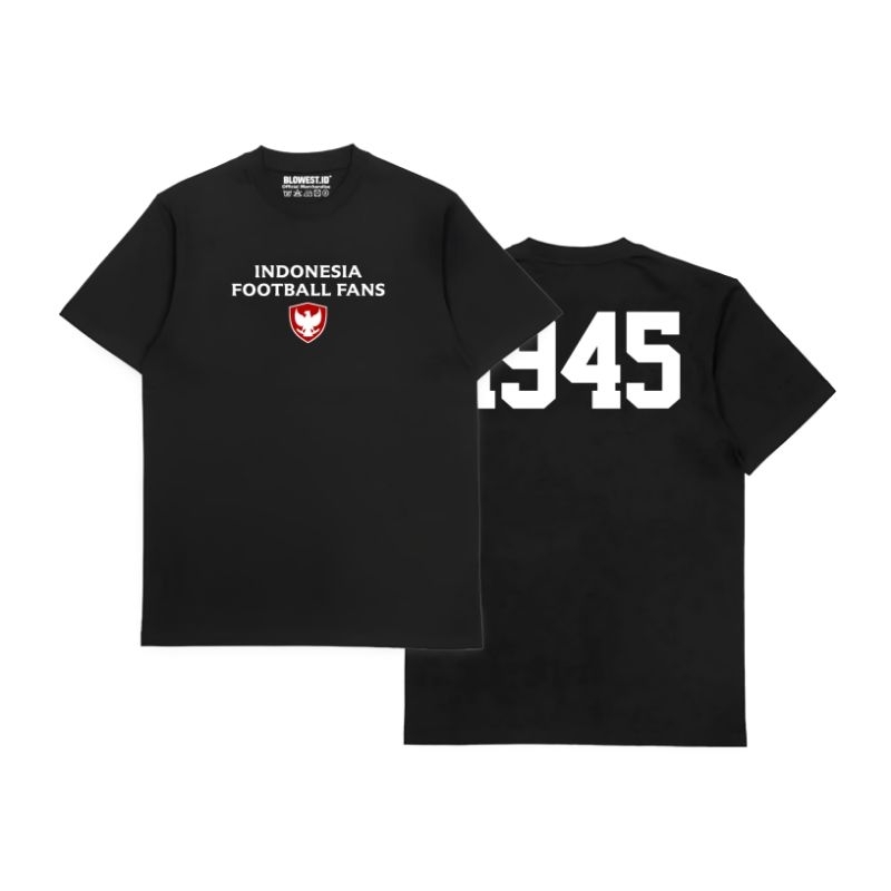 Blowest Id | T shirt Indonesia Football Casual Pakaian Pria Cotton Combed 30s