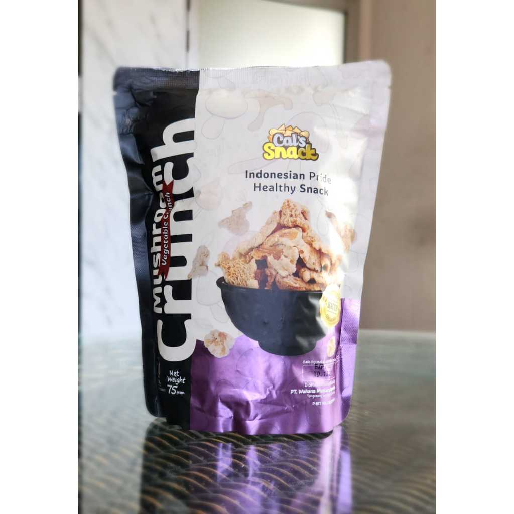 

Cal's Snack Mushroom Crunch 75 Gram / Snack Rambak Sayuran Jamur