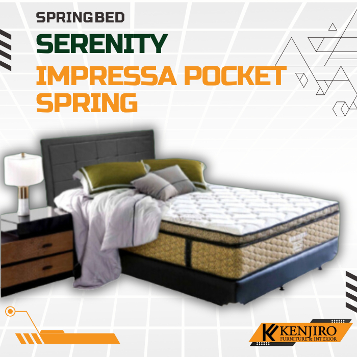 Kasur Springbed Elite Serenity Impressa Pocket Spring