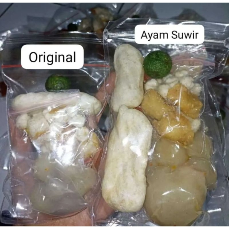 

baso aci ayam suir / boci / seblak