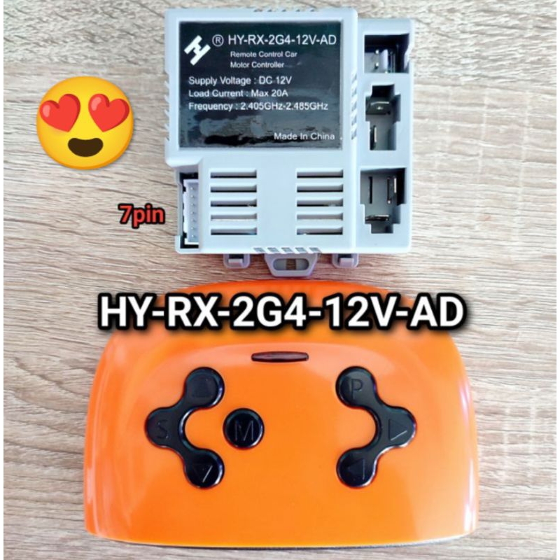 Remot reciver HY-RX-2G4-12V mobil mainan aki anak