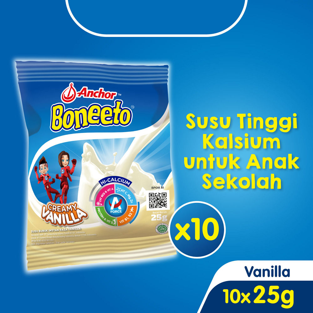 

Boneeto Susu Bubuk Sachet 10 x 25g - Nutrisi Pertumbuhan Anak Sekolah