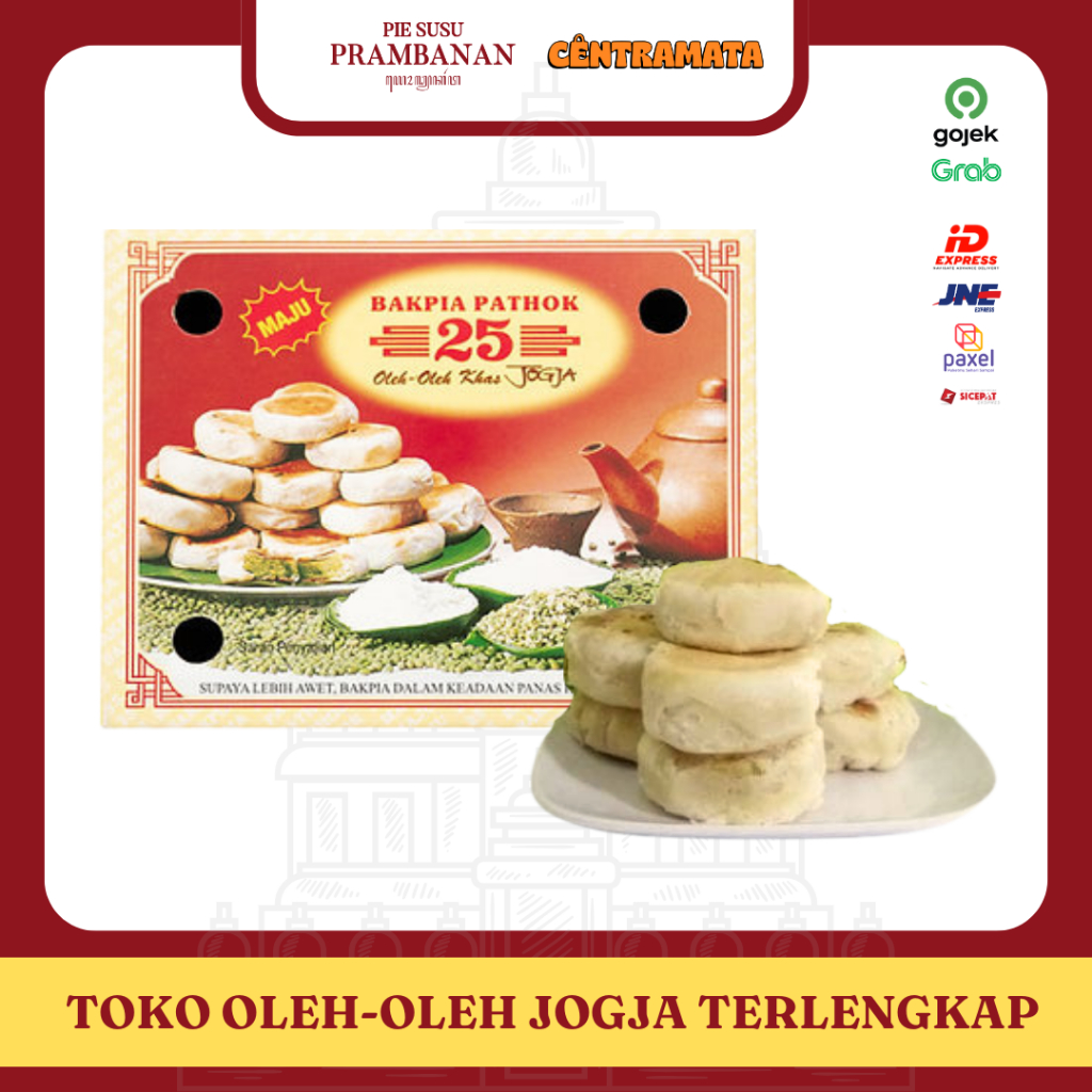 

Bakpia Pathok 25 Isi 15pcs | Oleh-Oleh khas Jogja