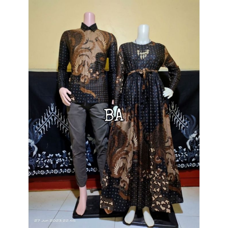 COUPLE BATIK KATUN HALUS JUMBO LD 130 LD 140 LD 150