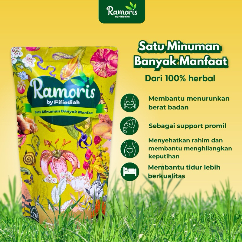 

Ramoris | Minuman Kesehatan Rimpang Diet Resep JSR | 15 kantong