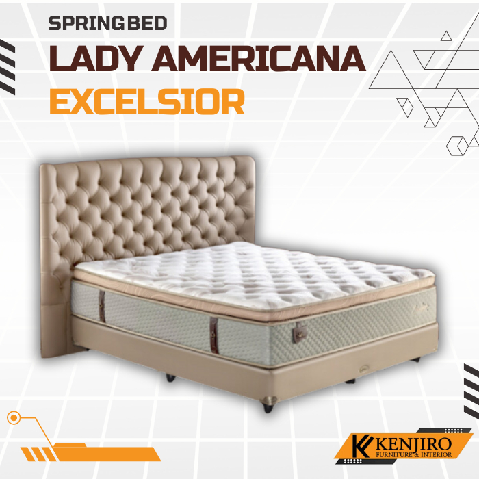 Kasur Springbed Lady Americana Excelsior Fullset