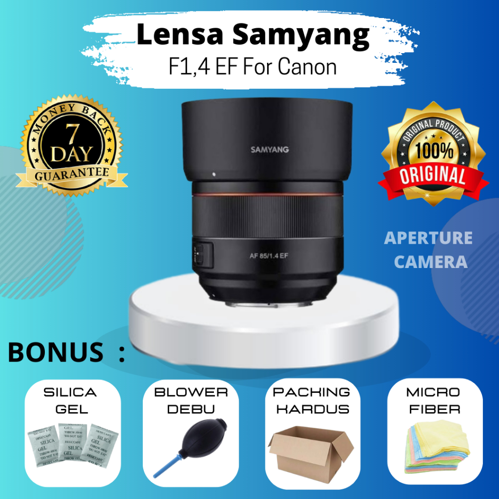 LENSA SAMYANG 85MM F1.4 EF FOR CANON MULUS LIKE NEW MURAHHHHHH