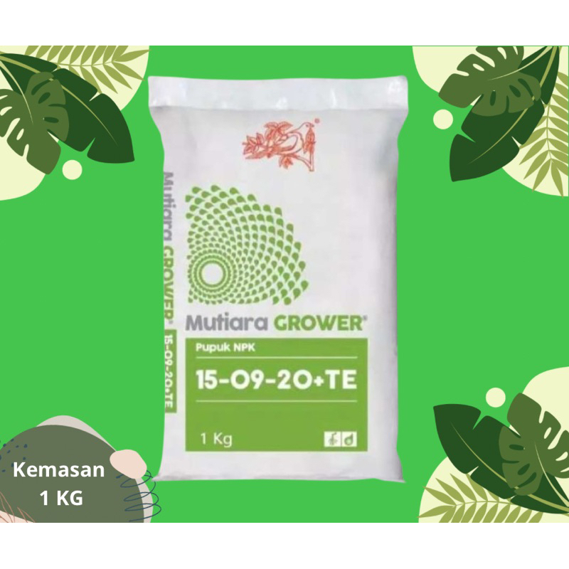 NPK Mutiara Grower 1kg Kemasan Pabrik