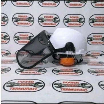 

Pelindung Muka Kedok Chain Saw Face Shield Helm Topeng Safety Ear Muff