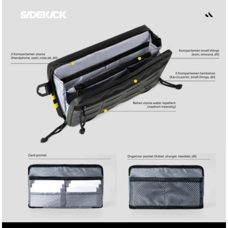 sidekick project CAFO-hand bag-clutch-sling bag