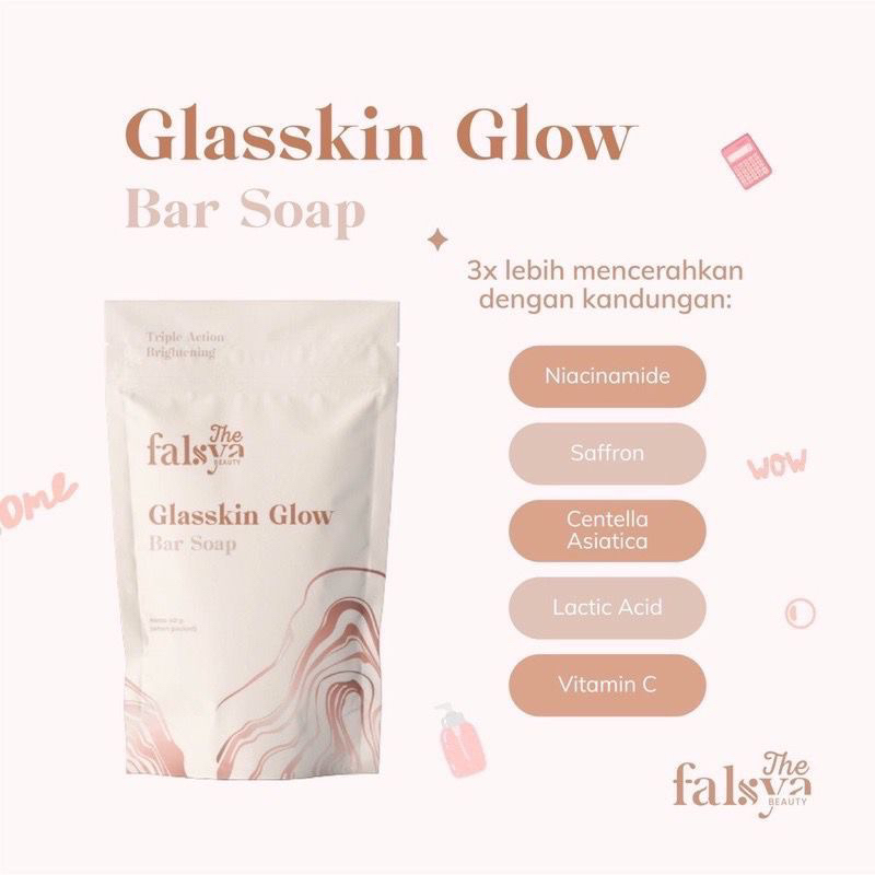 THE FALSYA GLASSKIN GLOW BAR SOAP