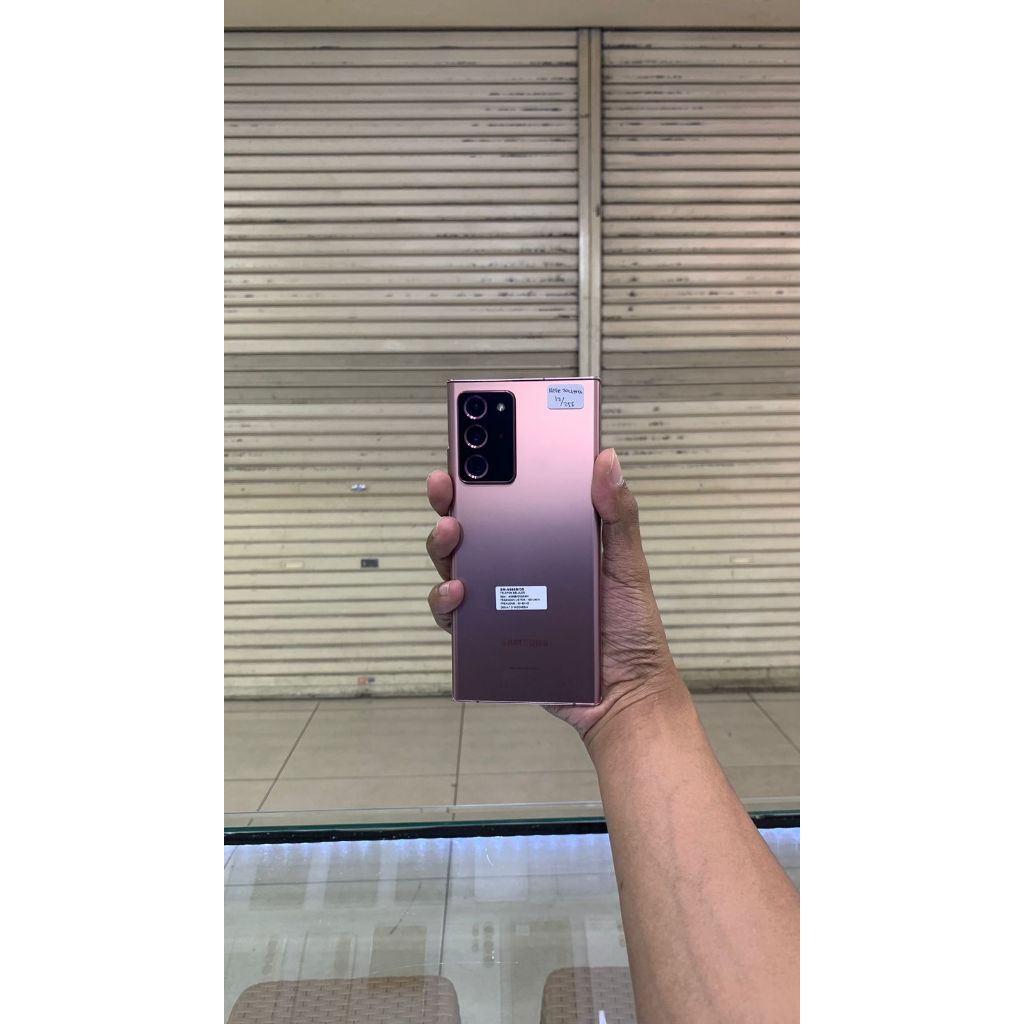 Samsung Galaxy Note 20 ultra 5G Ram 12/256Gb Second Fullset Ori