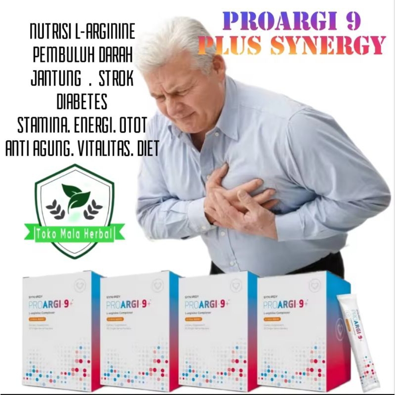 Proargi 9 Plus Synergy Obat Herbal Kesehatan Jantung Original Pro Argi 9+ Asli