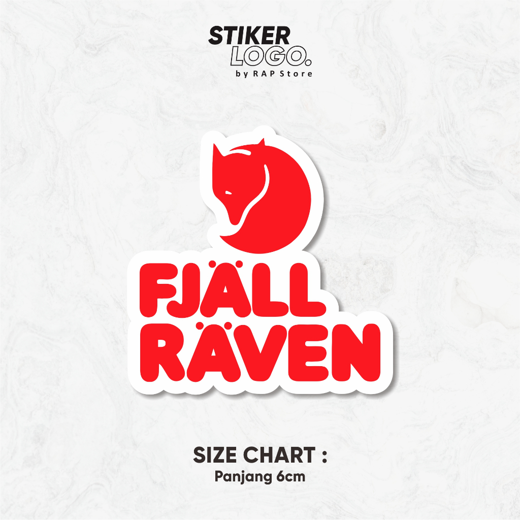 

STIKER LOGO FJALL RAVEN - STIKER LOGO ANTIR AIR, STIKER ANTI AIR - STIKER UNTUK HELM, SKATEBOARD, HP, DLL