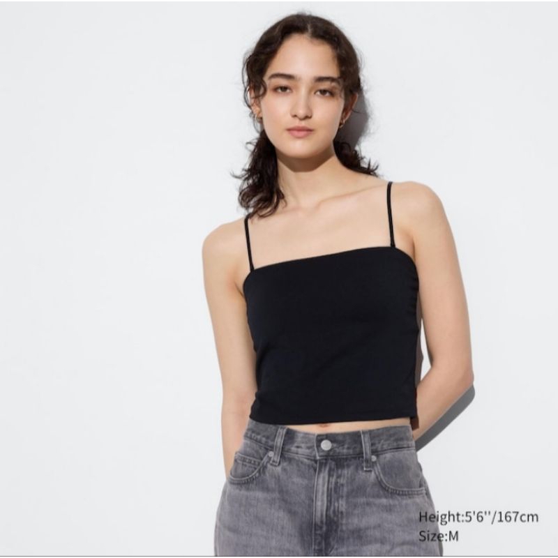 Airism Katun Bra Crop Tube Top Women Uniqlo