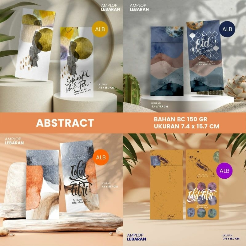 AMPLOP LEBARAN ANGPAO LEBARAN ABSTRAK AMPLOP LEBARAN PREMIUM 1 PACK ISI 10 AMPLOP DENGAN 4 DESAIN BE