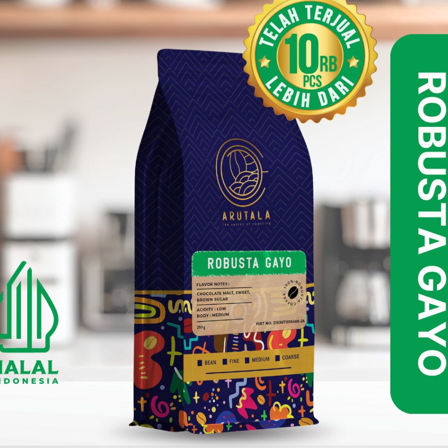 

Ready Stok ARUTALA Kopi Robusta Gayo Coffee 2 gram