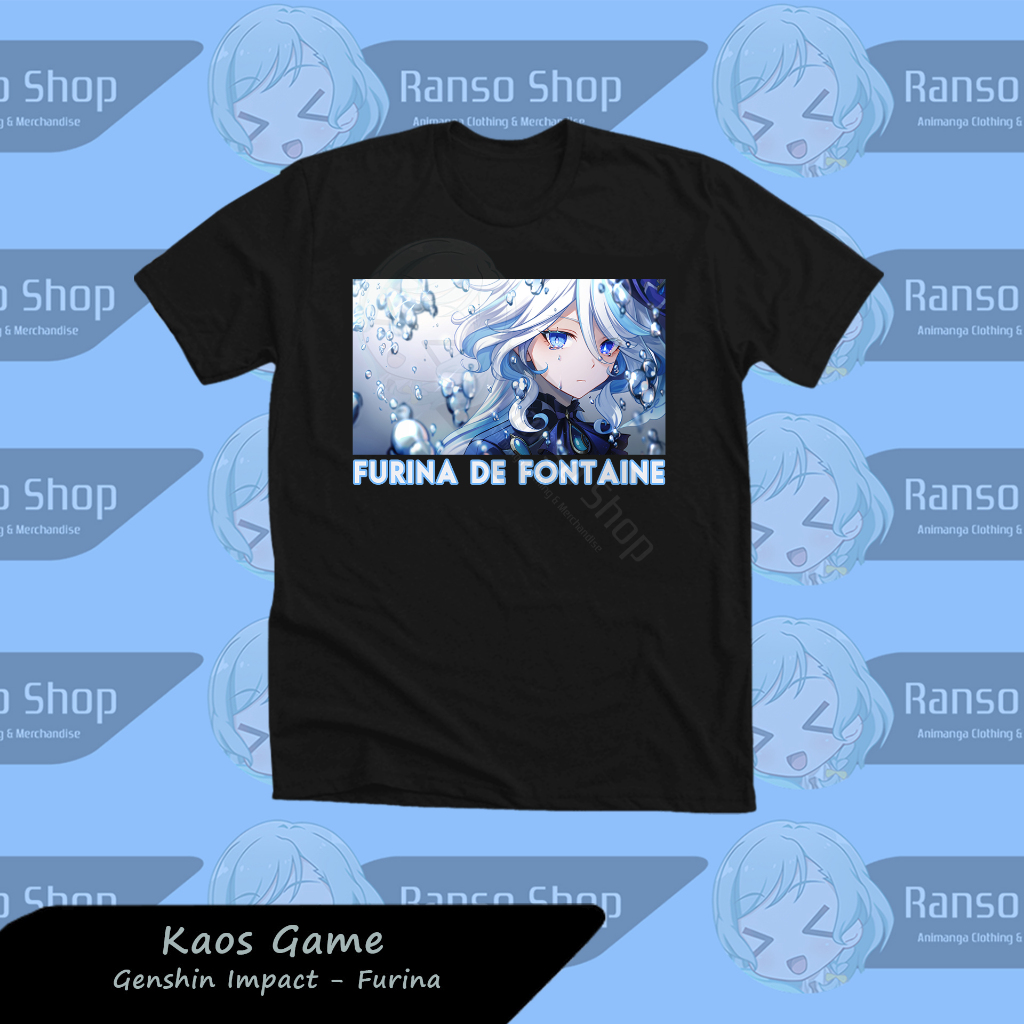 Kaos Genshin Impact Furina / Baju Furina Genshin impact / T-shirt waifu anime manga game Genshin Imp