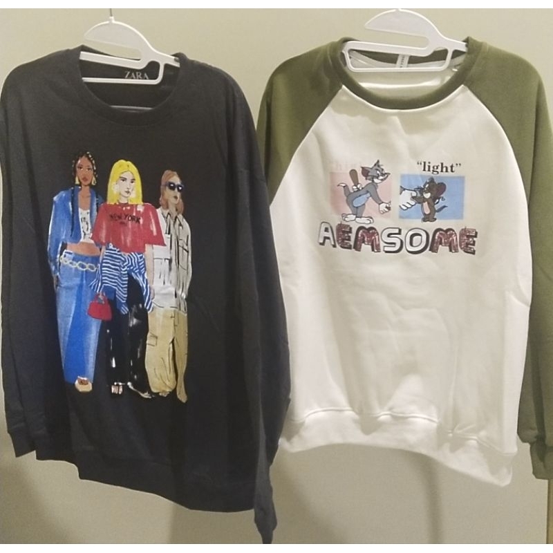 Kaos wanita lengan panjang import bangkok premium