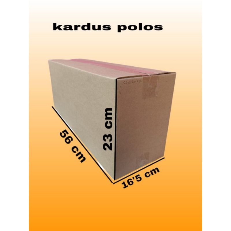 

kardus packing UK 56x16,5x23 kardus panjang kardus besar