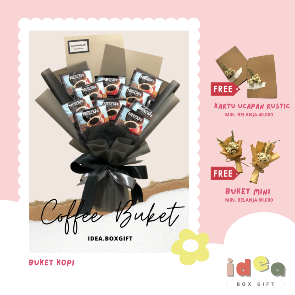 

BUKET KOPI / BUKET COFFEE / BUKET UNTUK COWOK