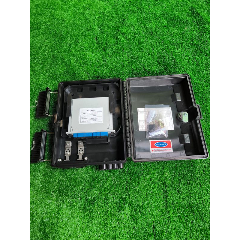 odp 8 core lengkap double lock(hitam)