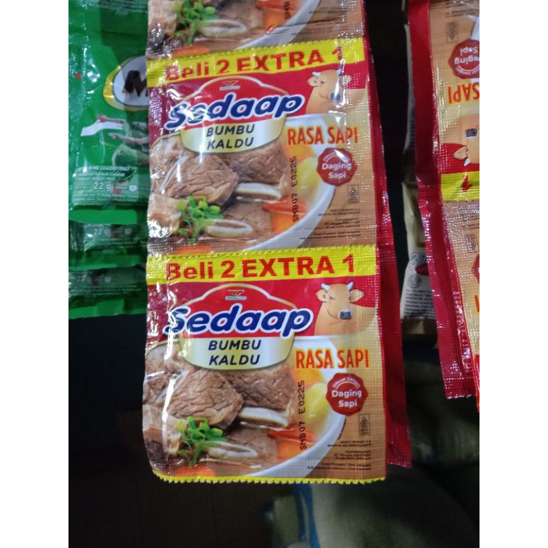 

[9 gram x 18] sedaap bumbu kaldu