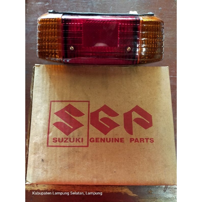 35710-35493L000 SGP Original Suzuki RC100 RC 100 RC Bravo Lampu Stop Belakang Lampu Stop Lampu Belak