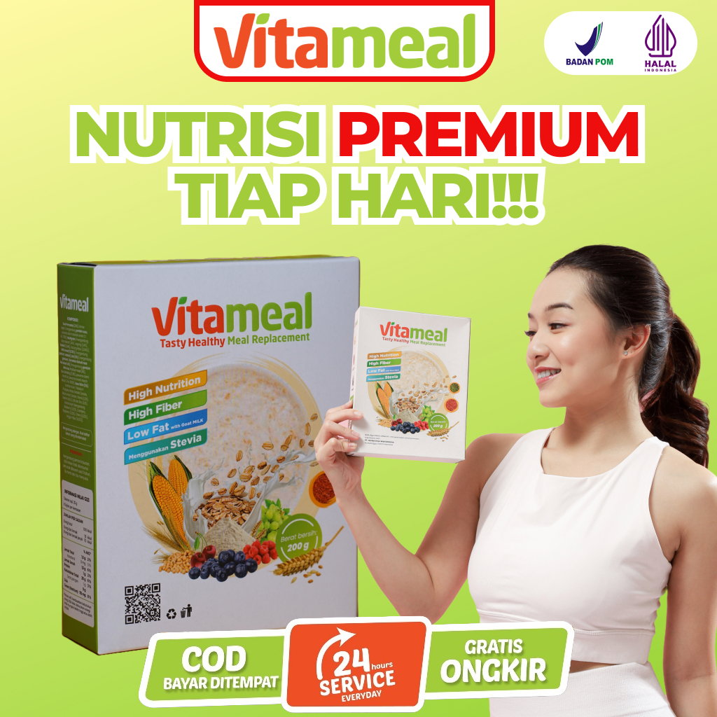 

VITAMEAL - Sereal Sehat Mencegah & Mengatasi Diabetes Menjaga Kadar Gula Darah Tinggi Membantu Penyembuhan Gula Darah Tinggi Herbal Alami Tanpa Efek Samping