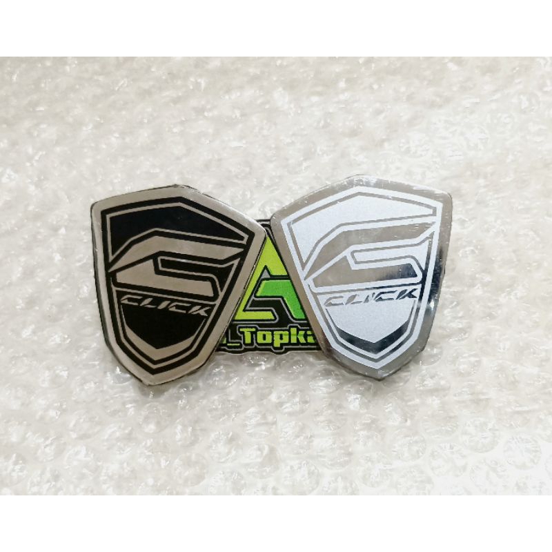 Emblem Stenless Logo CLICK Vario KZR 125 150 New 160