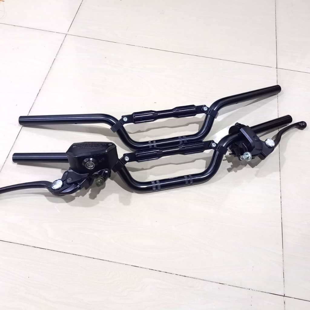 Stang Stir DAY HITAM Medium Alumunium Set handel er 6 set Stabiliser Palang Jumbo Black pnp RX King 