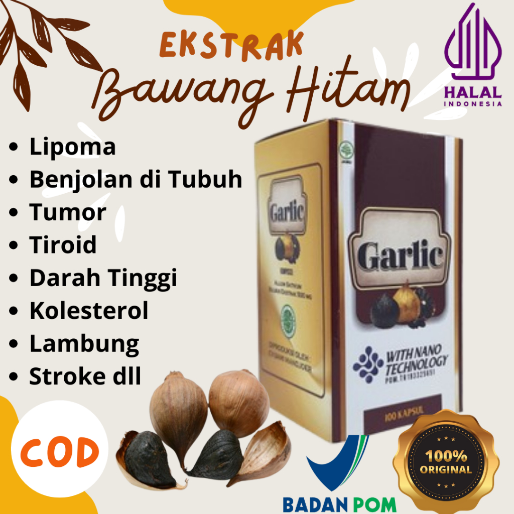Herbal Ekstrak Bawang Hitam Tunggal Kaya Manfaat