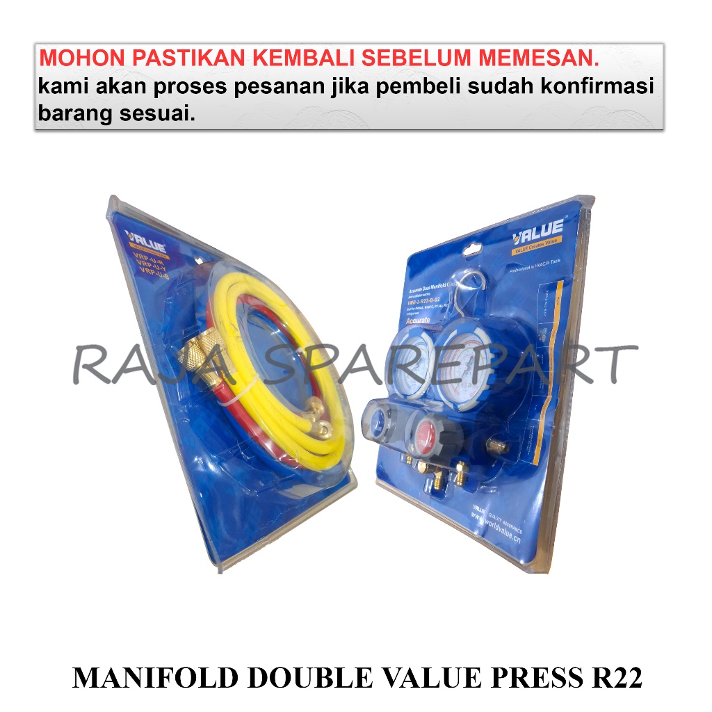 MDVP22 VALUE/MANIFOLD DOUBLE + SELANG / MANIFOLD DOUBLE VALUE PRESS R22