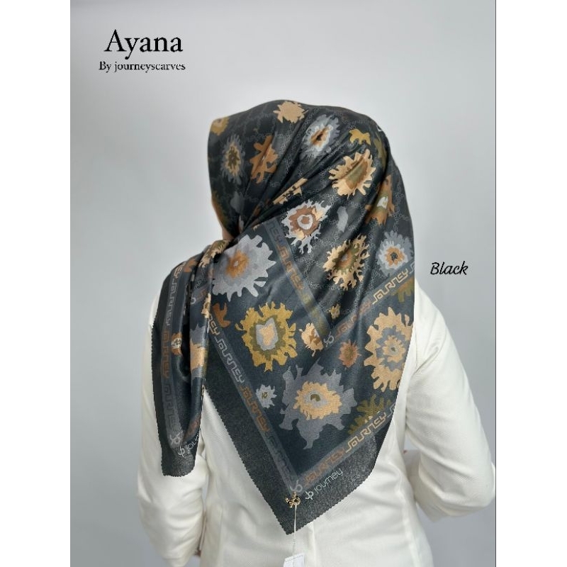 Hijab Journey Scarves Ayana Black
