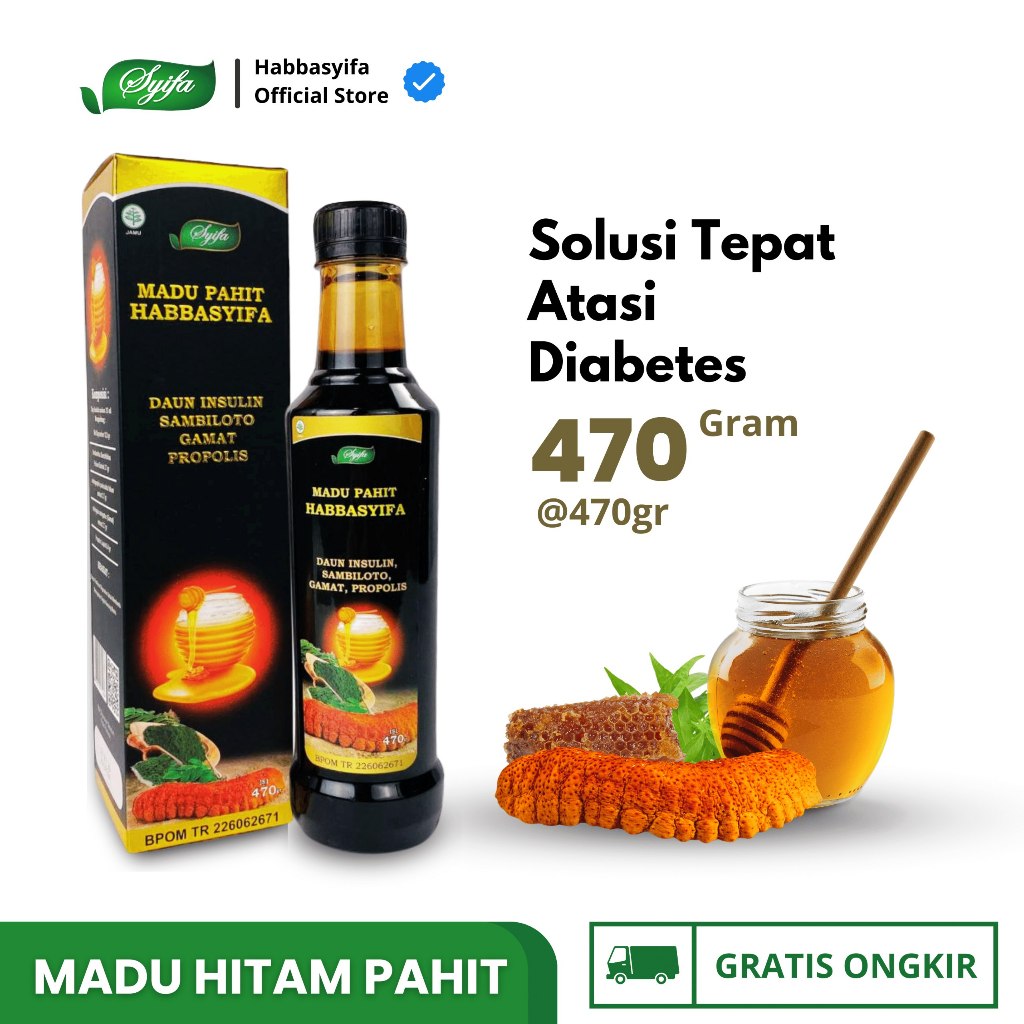 

Madu Hitam Pahit Plus Propolis dan Daun Insulin Mengatasi Diabetes Menurunkan Gula Darah Tinggi