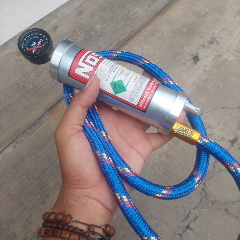 Tabung Hawa Motor Variasi Nos Set indikator Tekanan Tabung Hawa Nitrogen Variasi