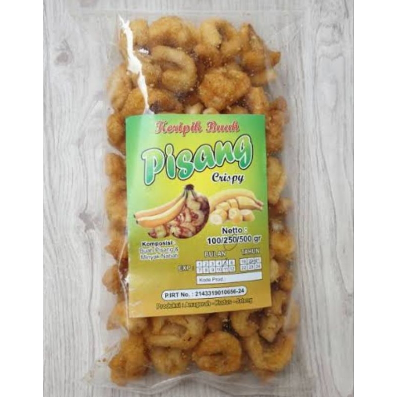 

Kripik buah pisang apel salak khas malang 250 gr