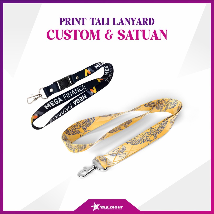 

Tali ID Card Promosi / Nametag Panitia Event 1,5 CM ( Desain Sesuka mu )