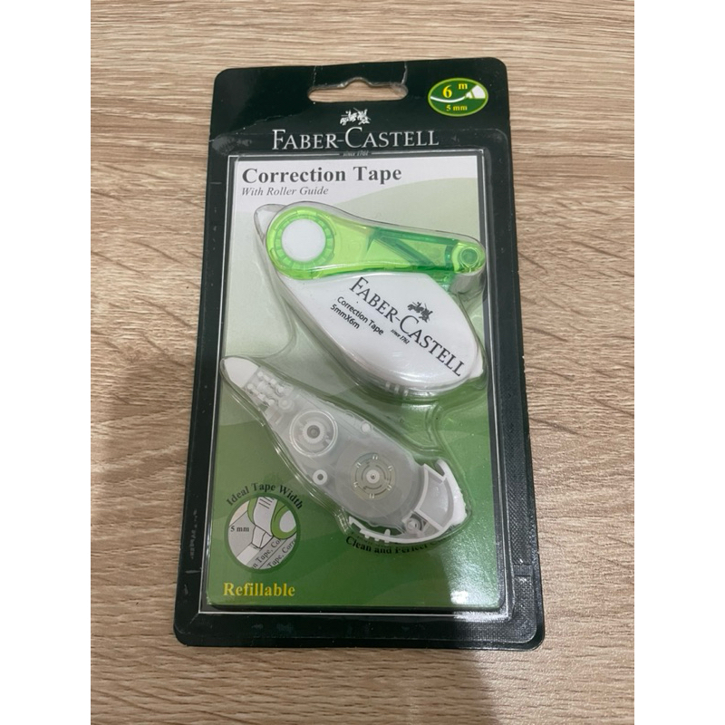 

NEW BUKAN PRELOVED Faber castell correction tape tipex tip ex dan isinya alat tulis sekolah anak