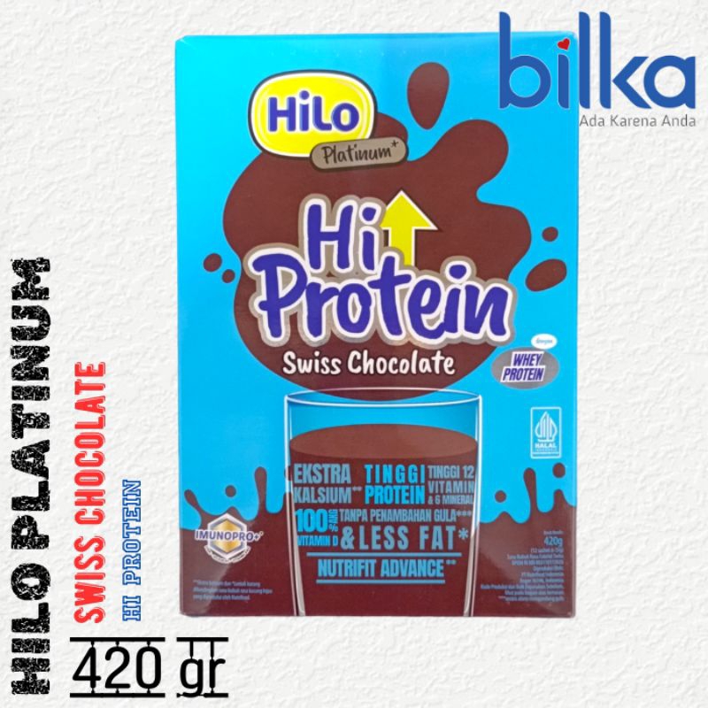 

HILO Platinum Hi Protein Swiss Chocolate 420gr