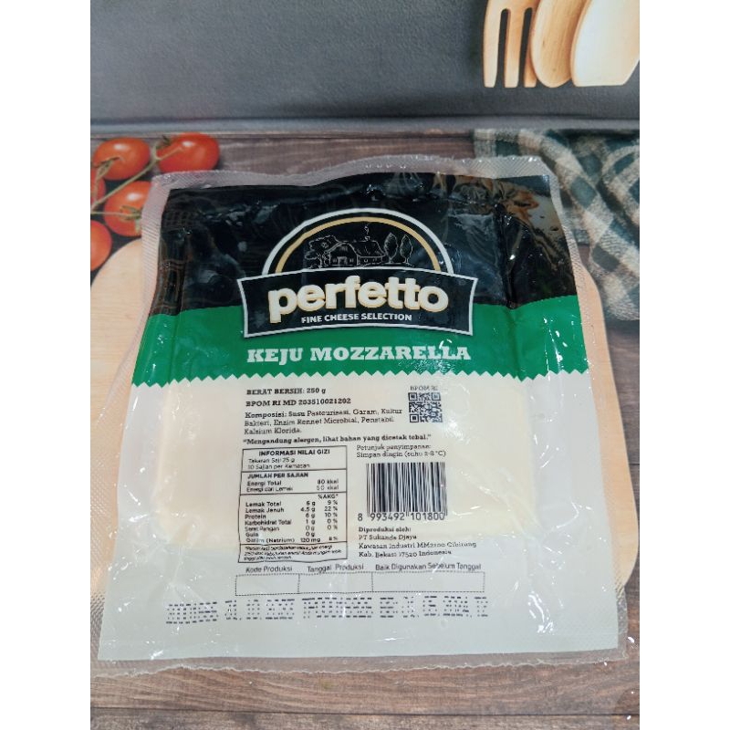 

keju mozzarella perfetto 250gr