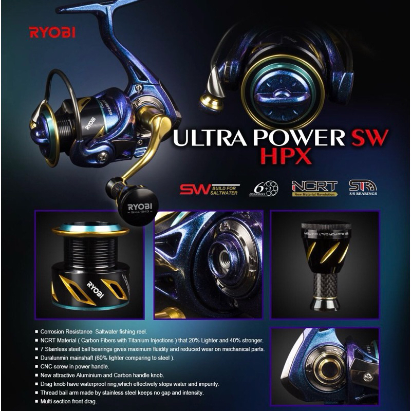 REEL RYOBI ULTRA POWER 800 SW