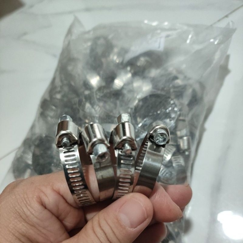 klem selang stainless ukuran 1 inch