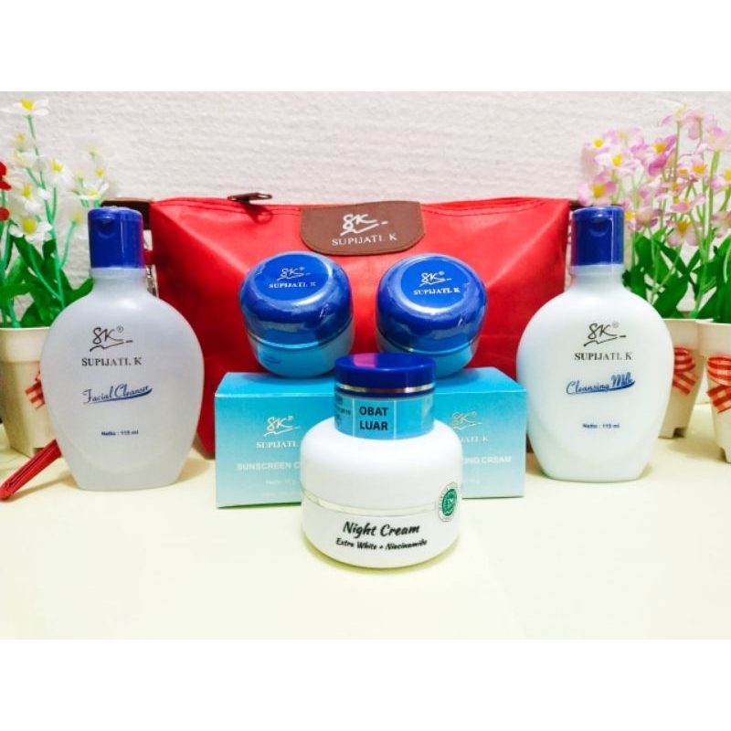 Set Paket Skincare flek Hitam Whitening SK Supijati